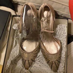 Elegant Gold Women's Shoes